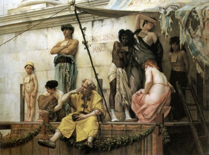 Gustave Boulanger Le marche aux esclaves - The Slave Market